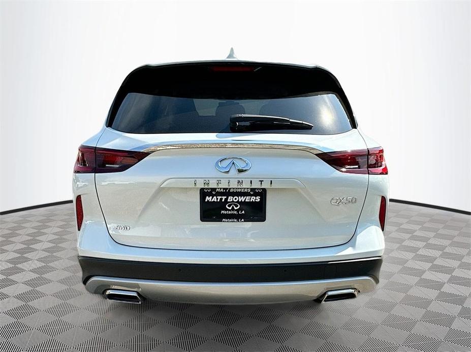 new 2025 INFINITI QX50 car, priced at $47,770