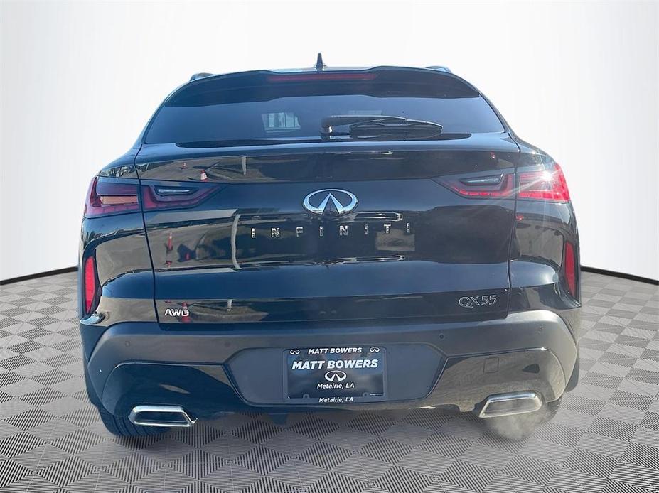 new 2025 INFINITI QX55 car, priced at $55,180