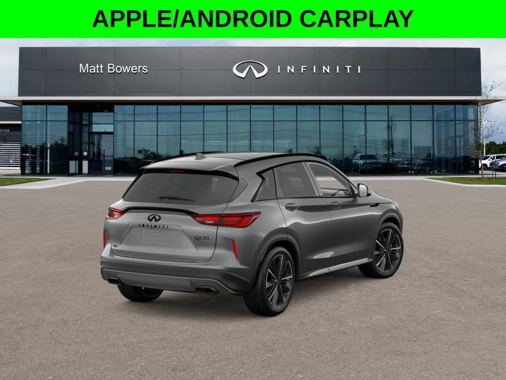 new 2025 INFINITI QX50 car, priced at $46,607