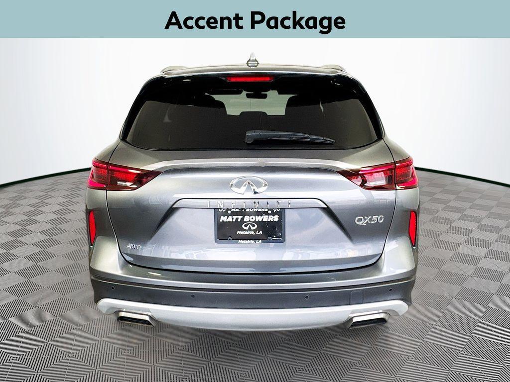used 2025 INFINITI QX50 car, priced at $34,999