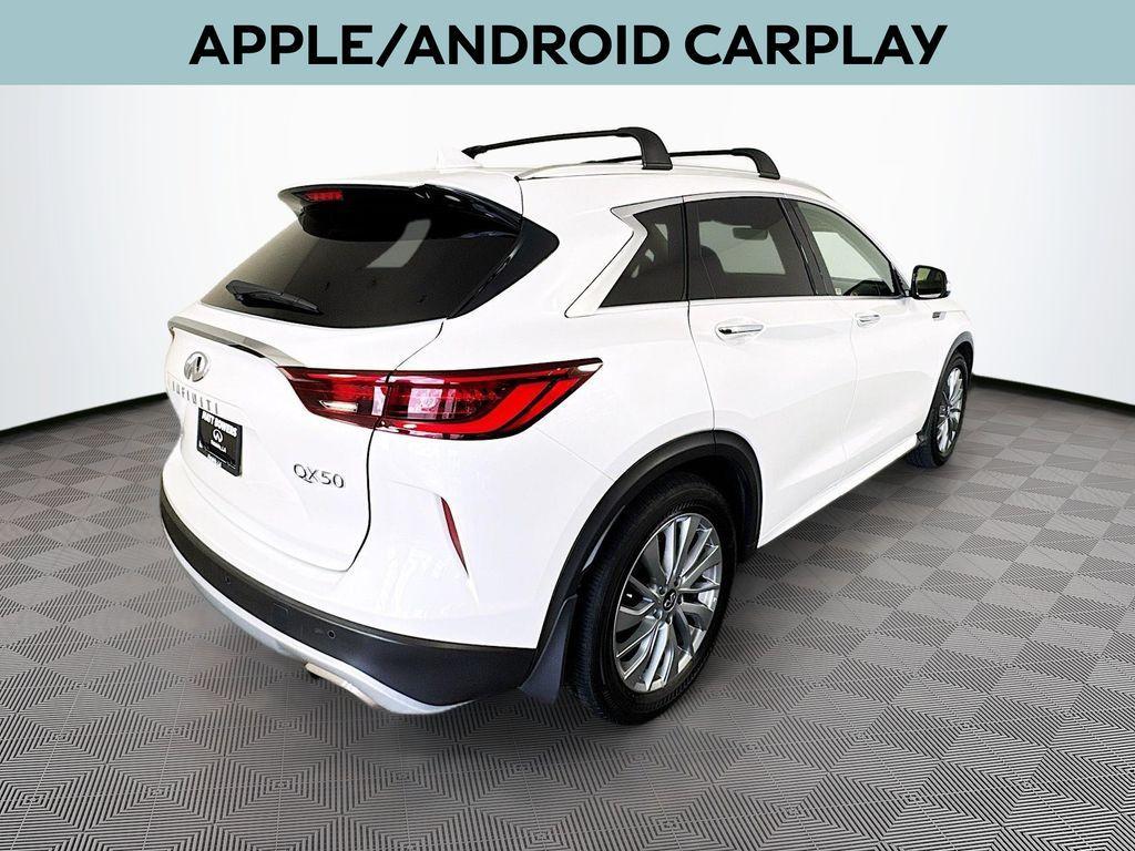 used 2025 INFINITI QX50 car, priced at $36,495