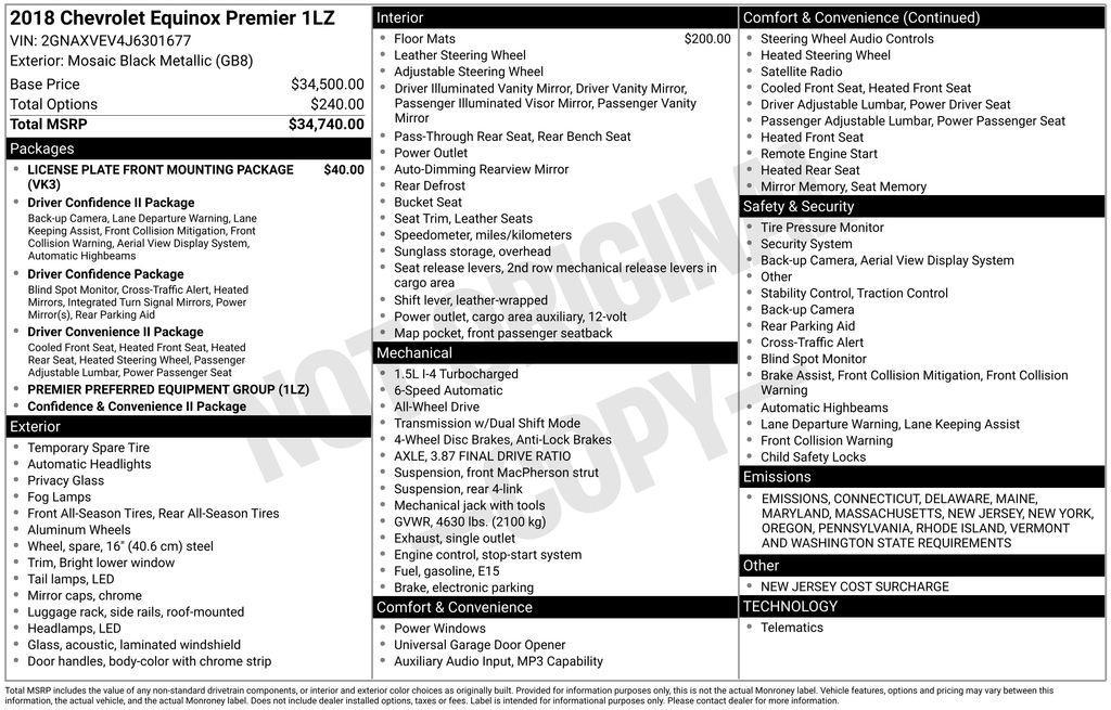 used 2018 Chevrolet Equinox car, priced at $18,782