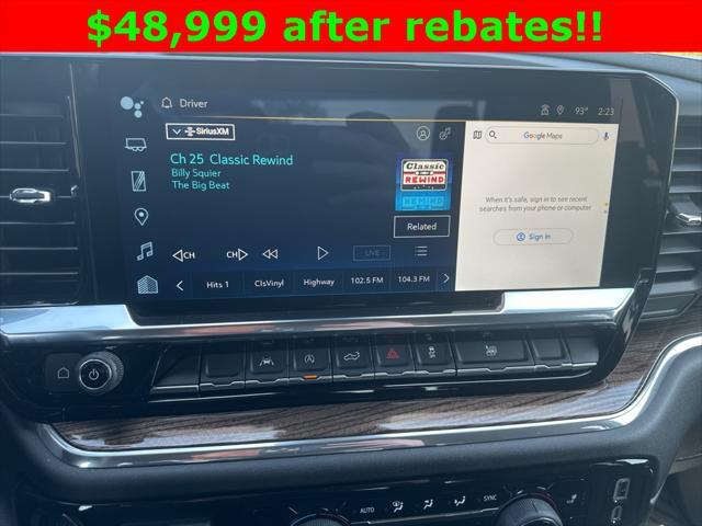 used 2025 Chevrolet Silverado 1500 car, priced at $51,999