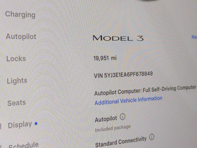 used 2023 Tesla Model 3 car, priced at $27,851