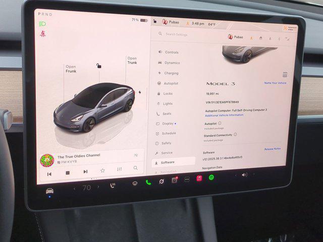 used 2023 Tesla Model 3 car, priced at $27,851