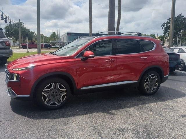 used 2021 Hyundai Santa Fe car, priced at $15,591