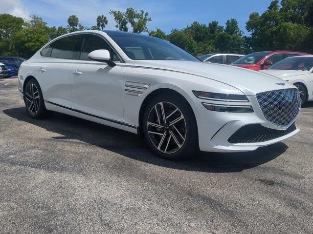 new 2025 Genesis G80 car, priced at $64,215