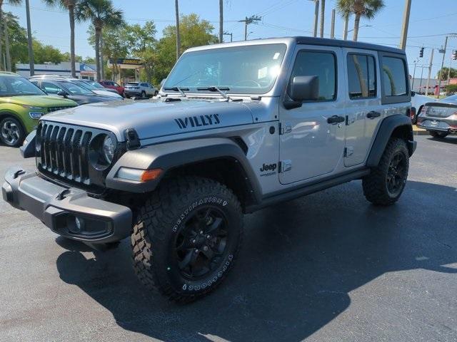 used 2021 Jeep Wrangler Unlimited car, priced at $33,450