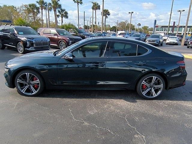 new 2025 Genesis G70 car, priced at $56,955