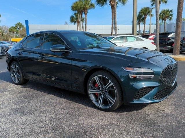 new 2025 Genesis G70 car, priced at $56,955