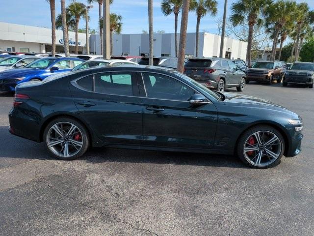 new 2025 Genesis G70 car, priced at $56,955