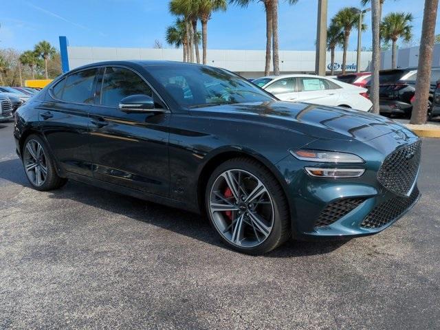 new 2025 Genesis G70 car, priced at $56,955