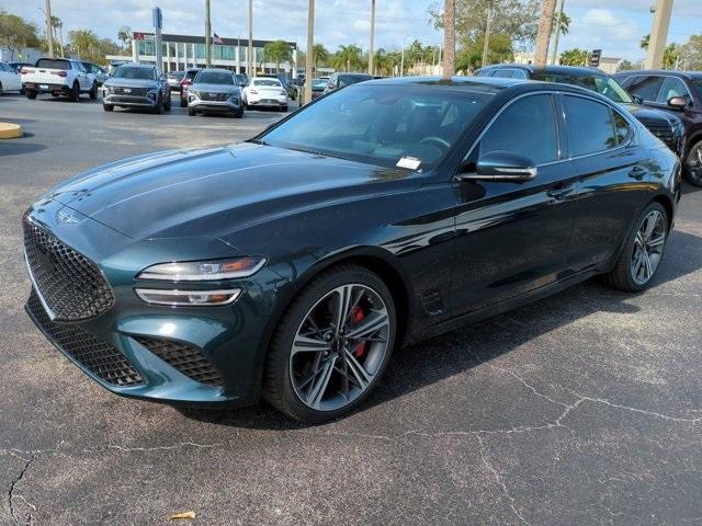 new 2025 Genesis G70 car, priced at $56,955