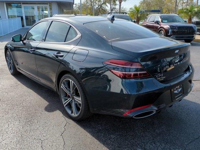 new 2025 Genesis G70 car, priced at $56,955