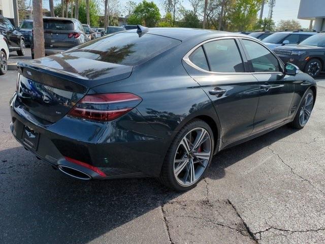 new 2025 Genesis G70 car, priced at $56,955