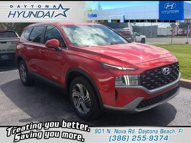 used 2021 Hyundai Santa Fe car, priced at $17,375