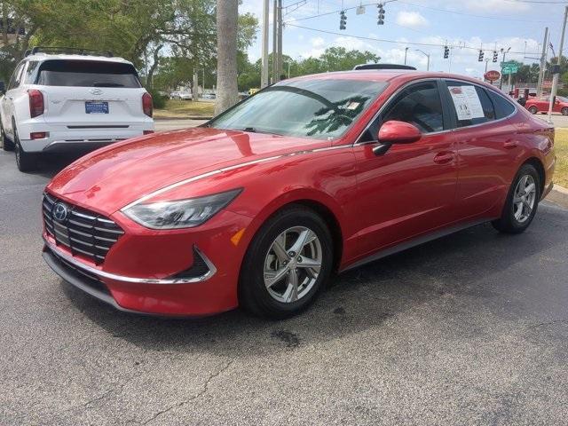 used 2021 Hyundai Sonata car, priced at $14,990