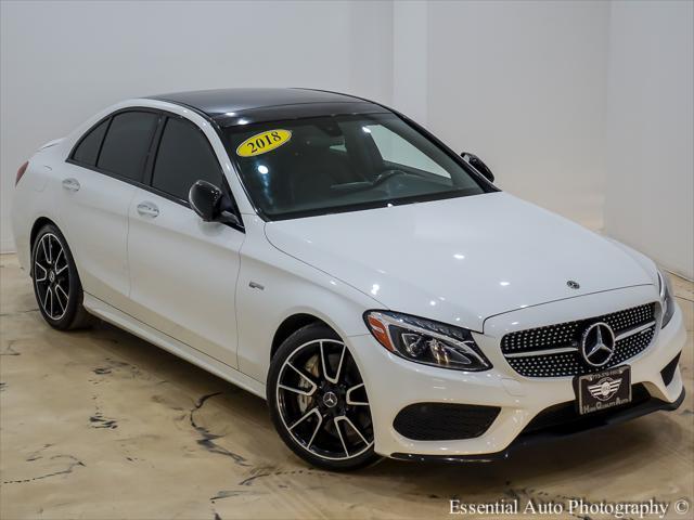 used 2018 Mercedes-Benz AMG C 43 car, priced at $31,995