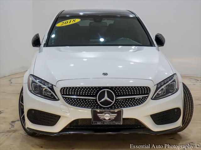 used 2018 Mercedes-Benz AMG C 43 car, priced at $31,995