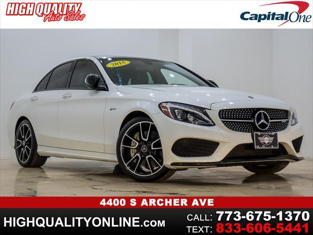 used 2018 Mercedes-Benz AMG C 43 car, priced at $31,995