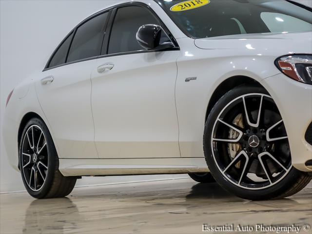 used 2018 Mercedes-Benz AMG C 43 car, priced at $31,995