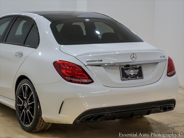 used 2018 Mercedes-Benz AMG C 43 car, priced at $31,995