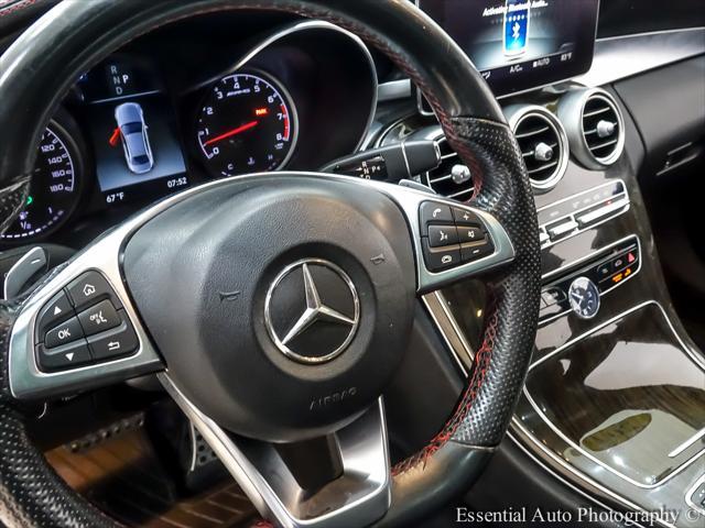 used 2018 Mercedes-Benz AMG C 43 car, priced at $31,995