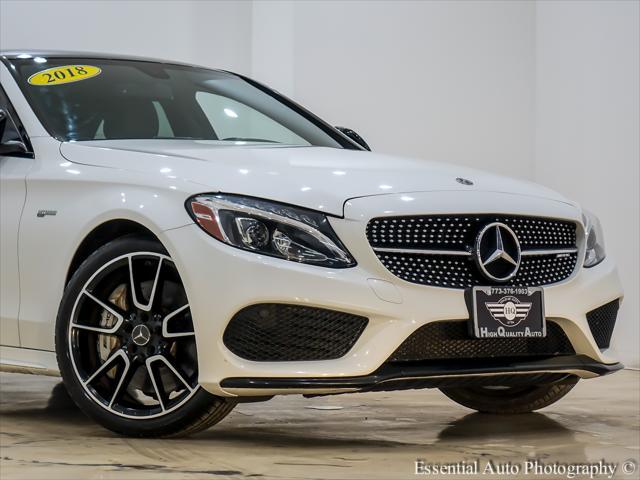 used 2018 Mercedes-Benz AMG C 43 car, priced at $31,995