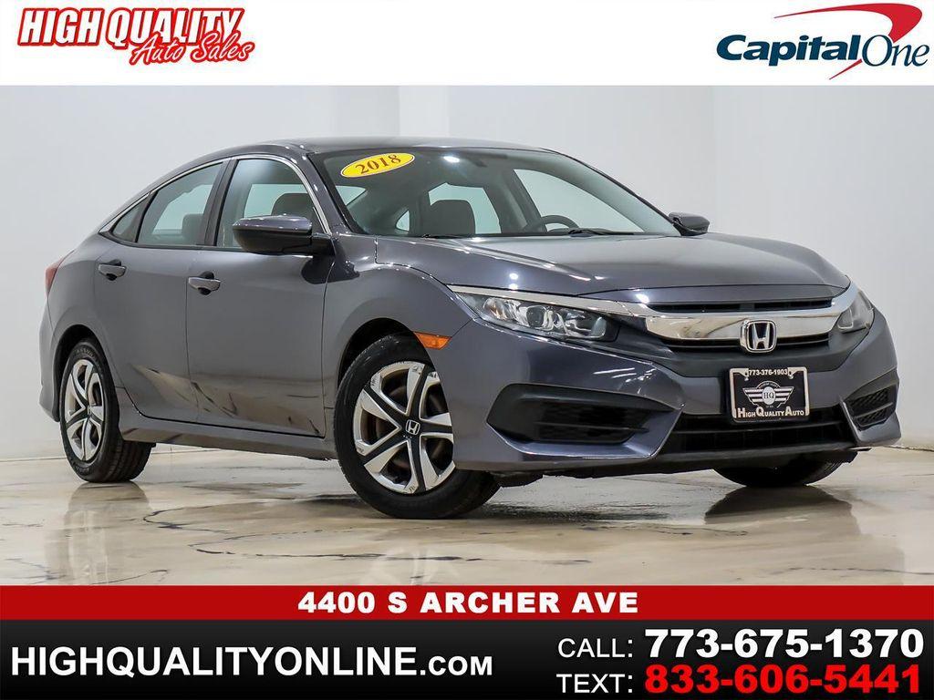 used 2018 Honda Civic car, priced at $16,995