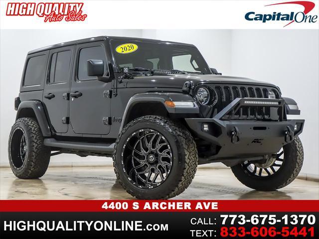 used 2020 Jeep Wrangler Unlimited car, priced at $37,995