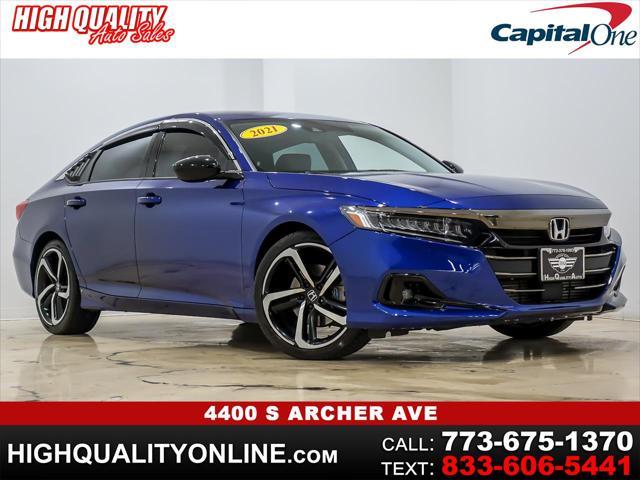 used 2021 Honda Accord car, priced at $22,995