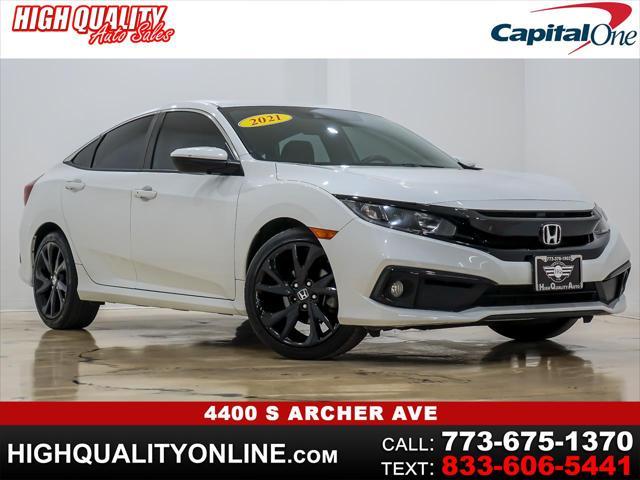 used 2021 Honda Civic car, priced at $22,995