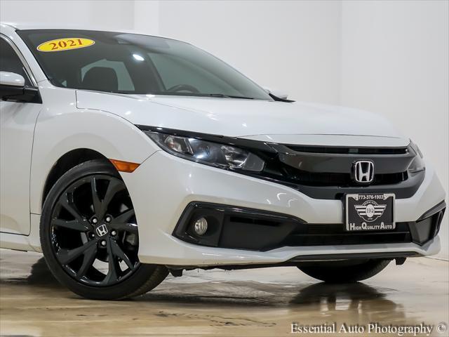 used 2021 Honda Civic car, priced at $22,995