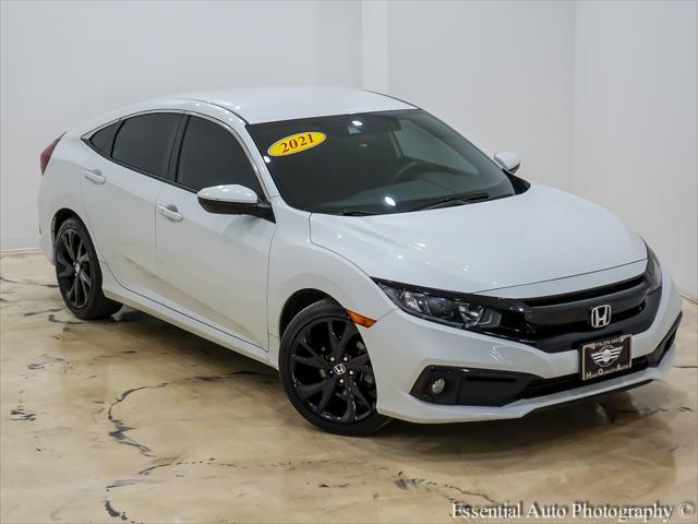 used 2021 Honda Civic car, priced at $22,995