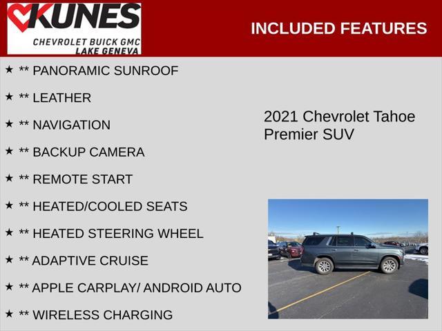 used 2021 Chevrolet Tahoe car, priced at $47,600