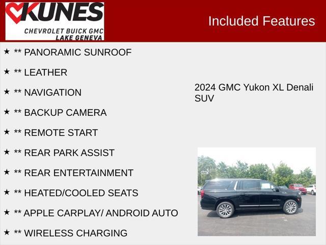 new 2024 GMC Yukon XL car, priced at $89,500