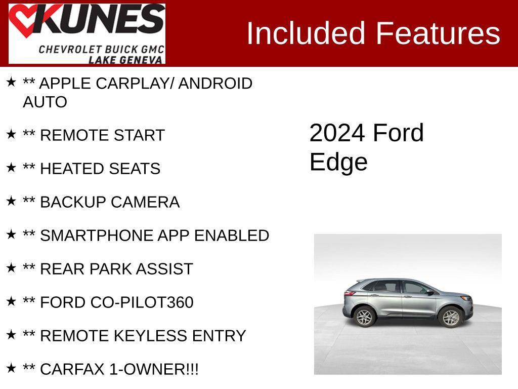 used 2024 Ford Edge car, priced at $23,695