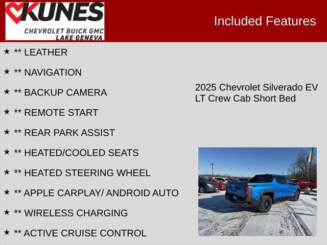 new 2025 Chevrolet Silverado EV car, priced at $65,550