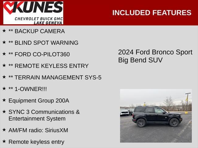 used 2024 Ford Bronco Sport car, priced at $28,535