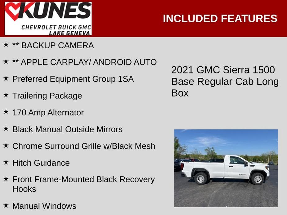 used 2021 GMC Sierra 1500 car, priced at $26,500