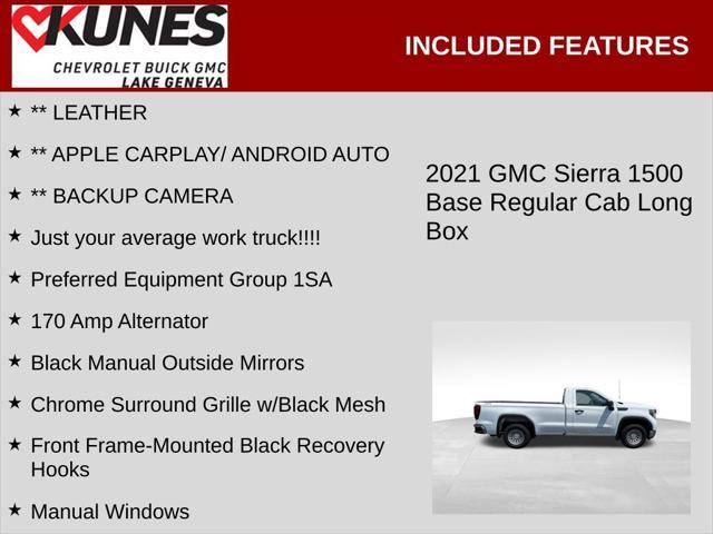 used 2021 GMC Sierra 1500 car, priced at $26,150