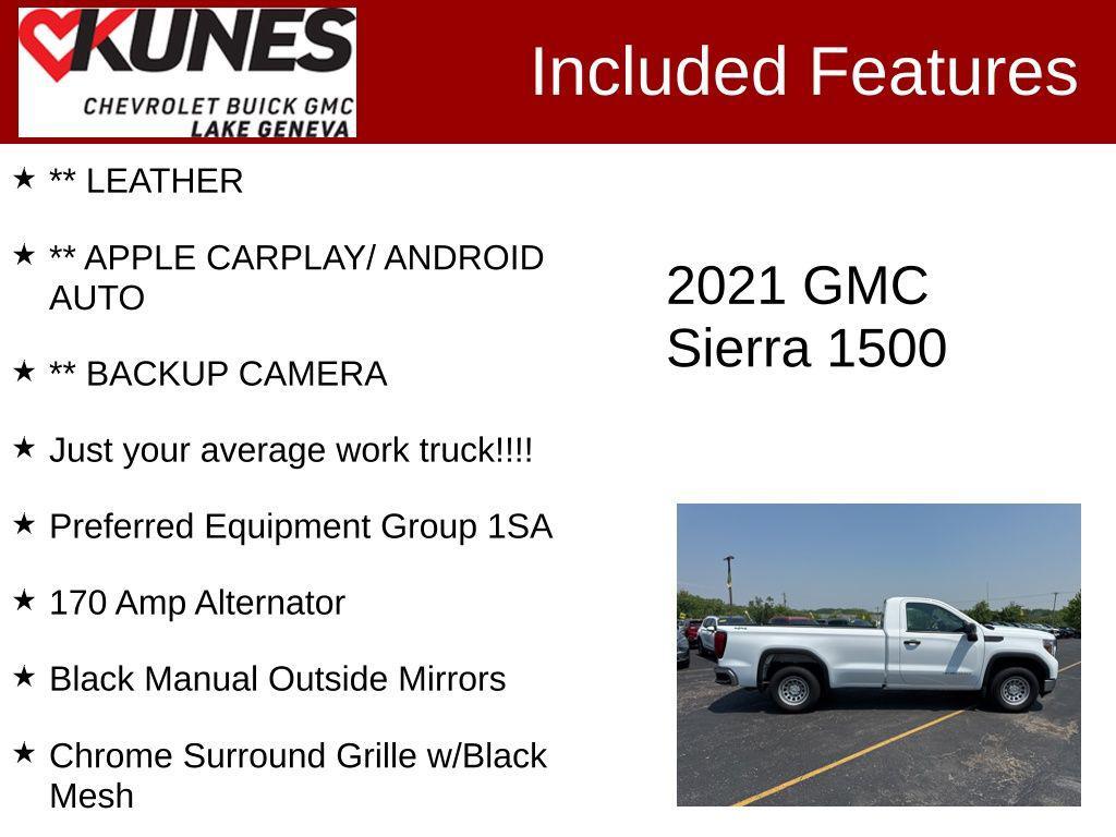 used 2021 GMC Sierra 1500 car, priced at $25,500