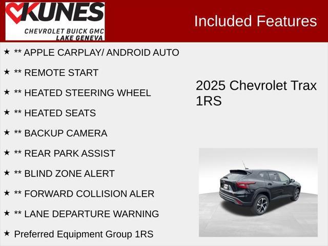 new 2025 Chevrolet Trax car, priced at $24,385