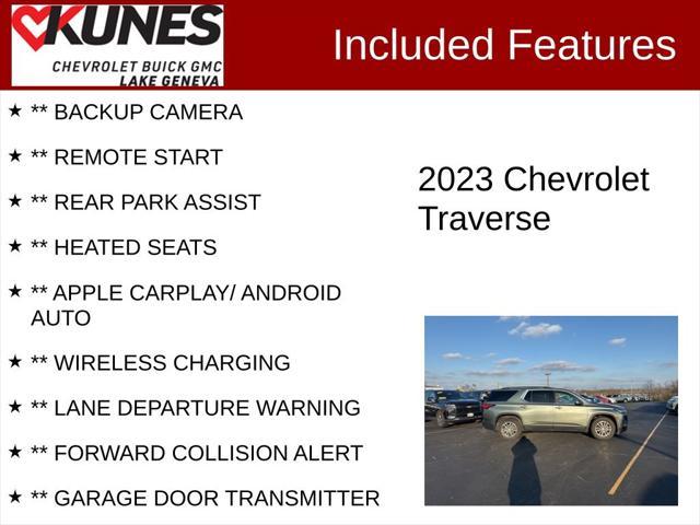 used 2023 Chevrolet Traverse car, priced at $26,310