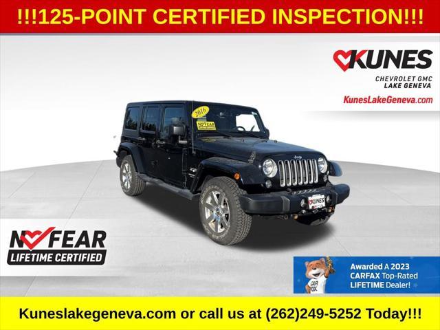 used 2016 Jeep Wrangler Unlimited car, priced at $23,494