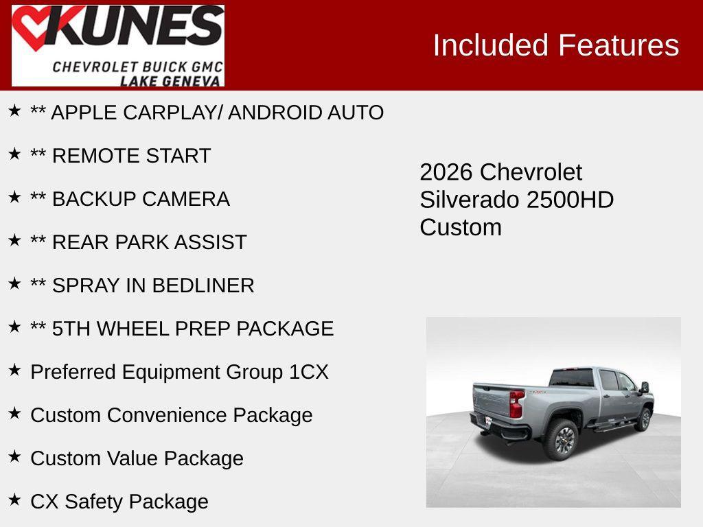 new 2026 Chevrolet Silverado 2500 car, priced at $54,497