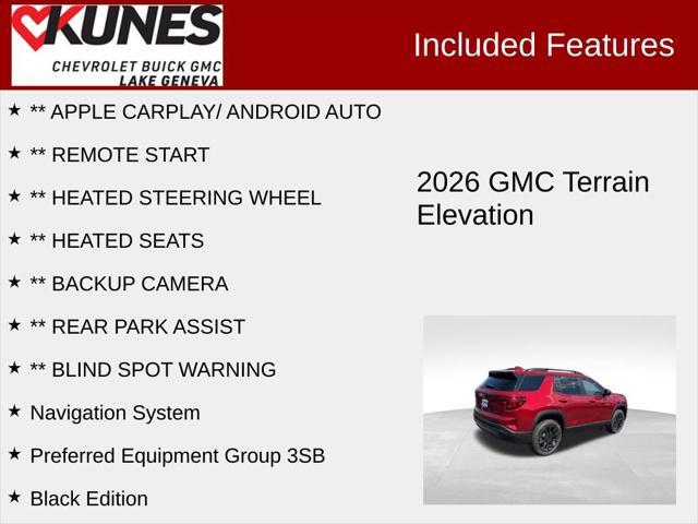 new 2026 GMC Terrain car, priced at $35,160