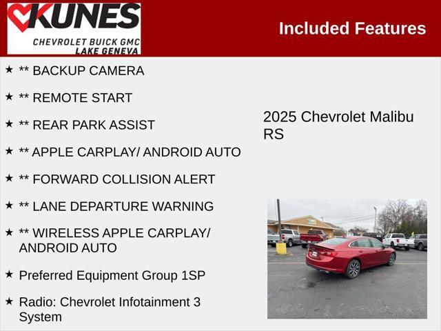 new 2025 Chevrolet Malibu car, priced at $27,139