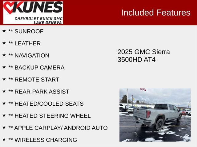 new 2025 GMC Sierra 3500 car, priced at $85,569