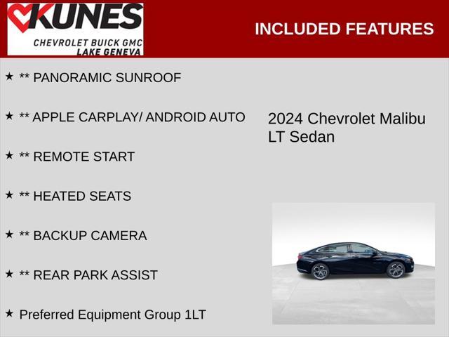 used 2024 Chevrolet Malibu car, priced at $21,690